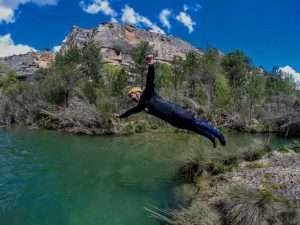 salto barranquismo en cuenca