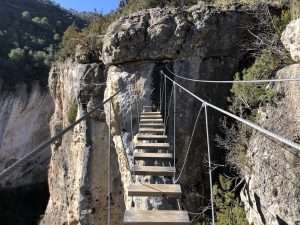 via ferrata de priego en cuenca