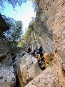 barranquismo en el parque natural de la serranía de Cuenca